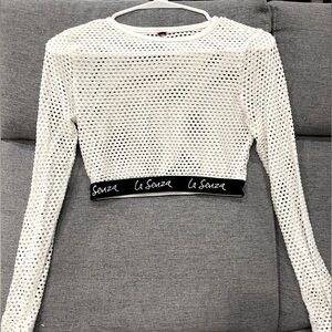 La Senza mesh crop top